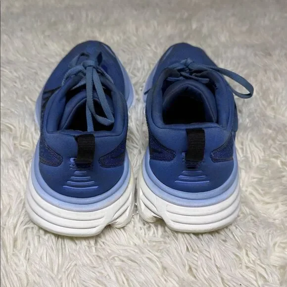 Hoka Women's Blue and White Athletic Shoes - Picture 3 of 5